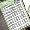 Set of false eyelashes in a green case with 'Gege bear' branding.