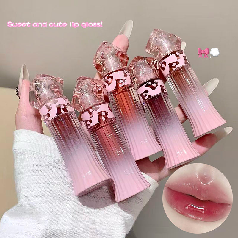 Gege Bear Glamour Pink Ripples Water Gloss Lip Glaze