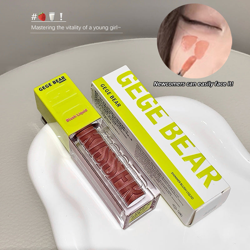GEGE BEAR product packaging with a close-up of a person's hand holding a small container.