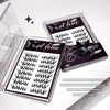 False eyelashes in clear packaging on a white background