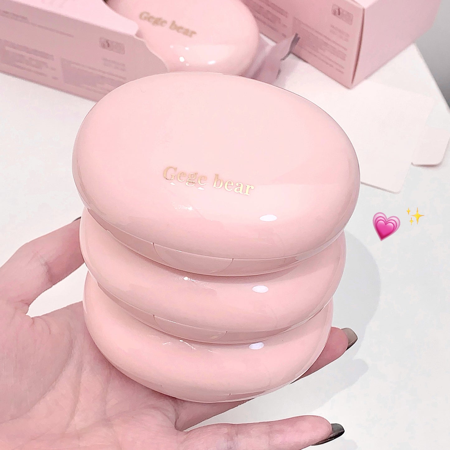 Gege Bear Cream Skin Lightweight Air Cushion Foundation