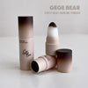 GEGE BEAR puffy silky hairline powder with gradient packaging on a light background