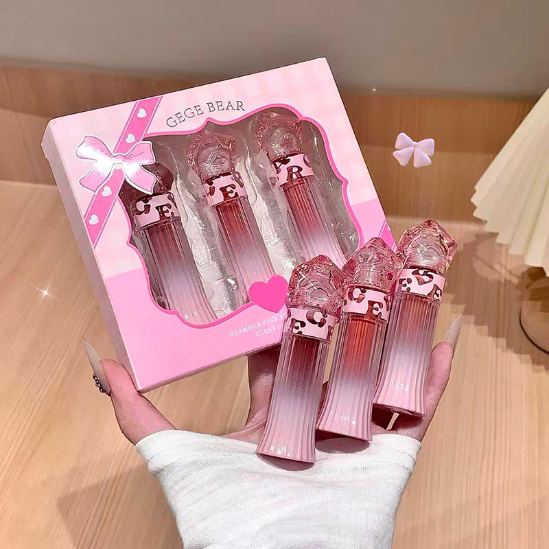 Gege Bear Glamour Pink Ripples Water Gloss Lip Glaze