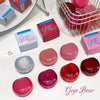 Gege Bear cosmetic products including boxes and containers on a white surface.