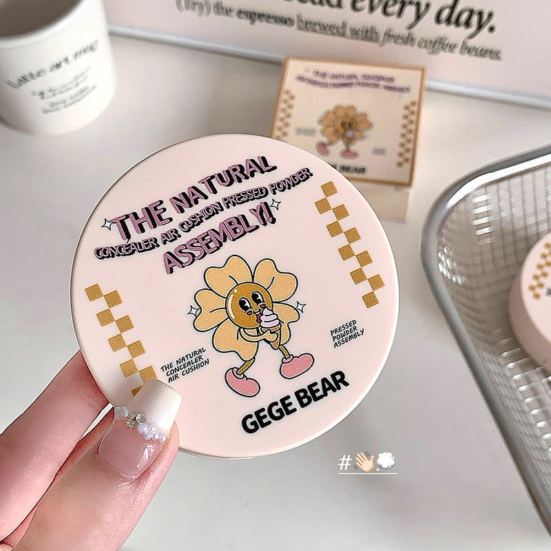 Gege Bear Natural Concealer Air Cushion & Pressed Powder Set