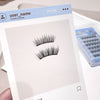 False eyelashes on a card with 'user_name' and 'From China' text, on a light background.
