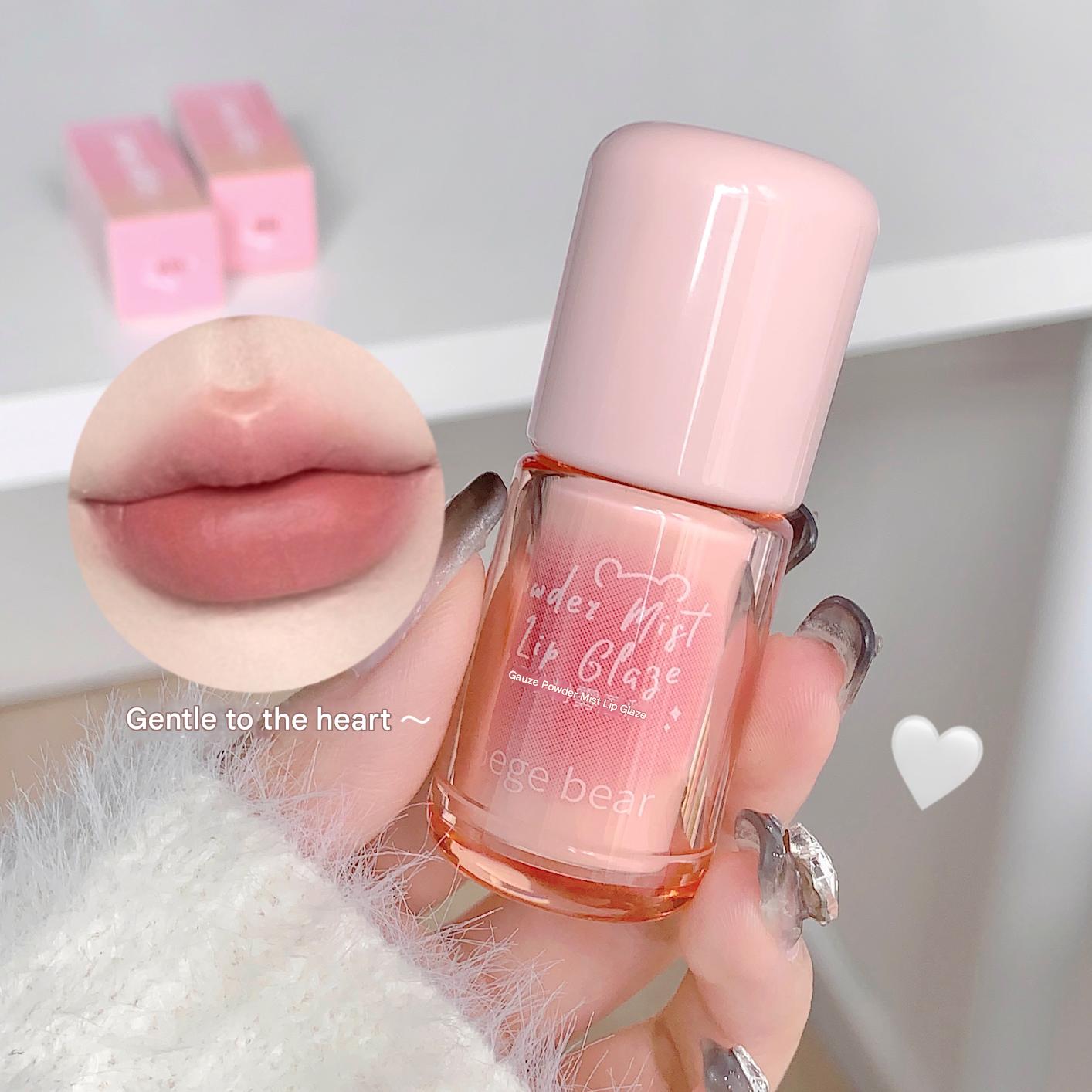 Gege Bear Powder Mist Lip Glaze — 6 Shades – GEGE BEAR