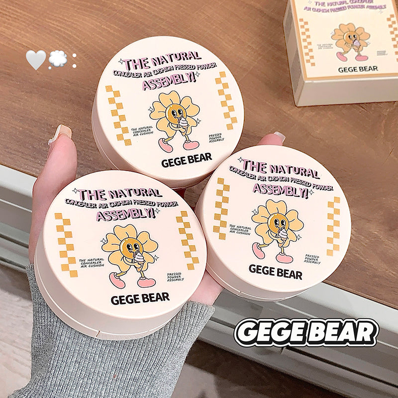Gege Bear Natural Concealer Air Cushion & Pressed Powder Set