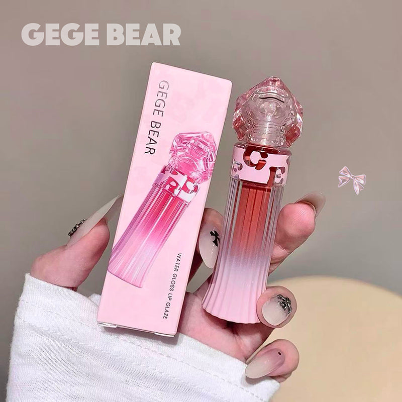 Gege Bear Glamour Pink Ripples Water Gloss Lip Glaze