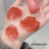 Lipstick swatches on a hand with '04# Caramel Color' text