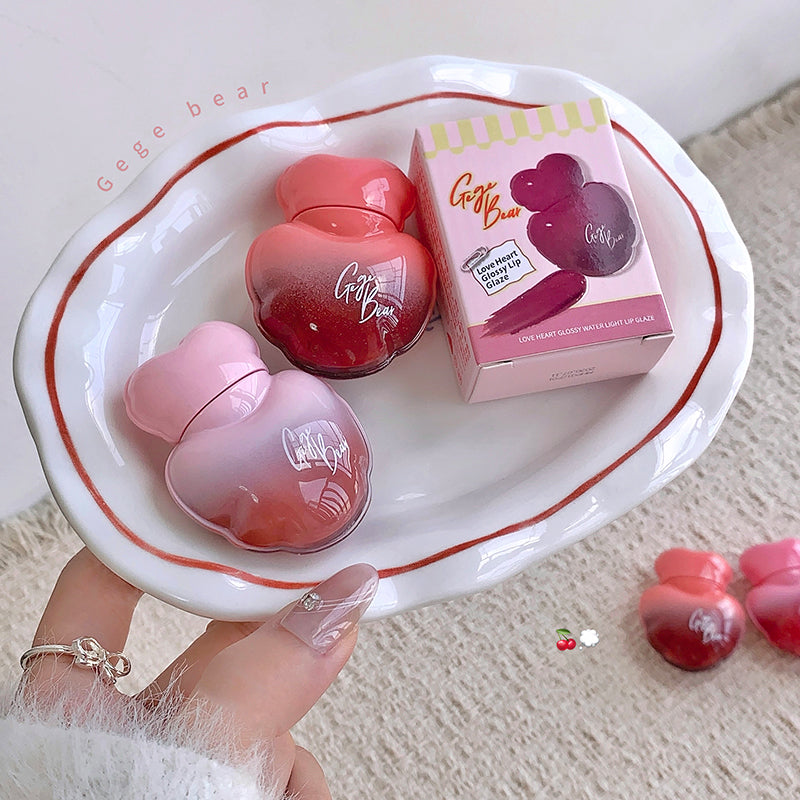 Gege Bear Love Heart Glossy Lip Glaze