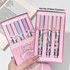 Set of three lip glosses in a pink box with 'Gegg Bear' branding.