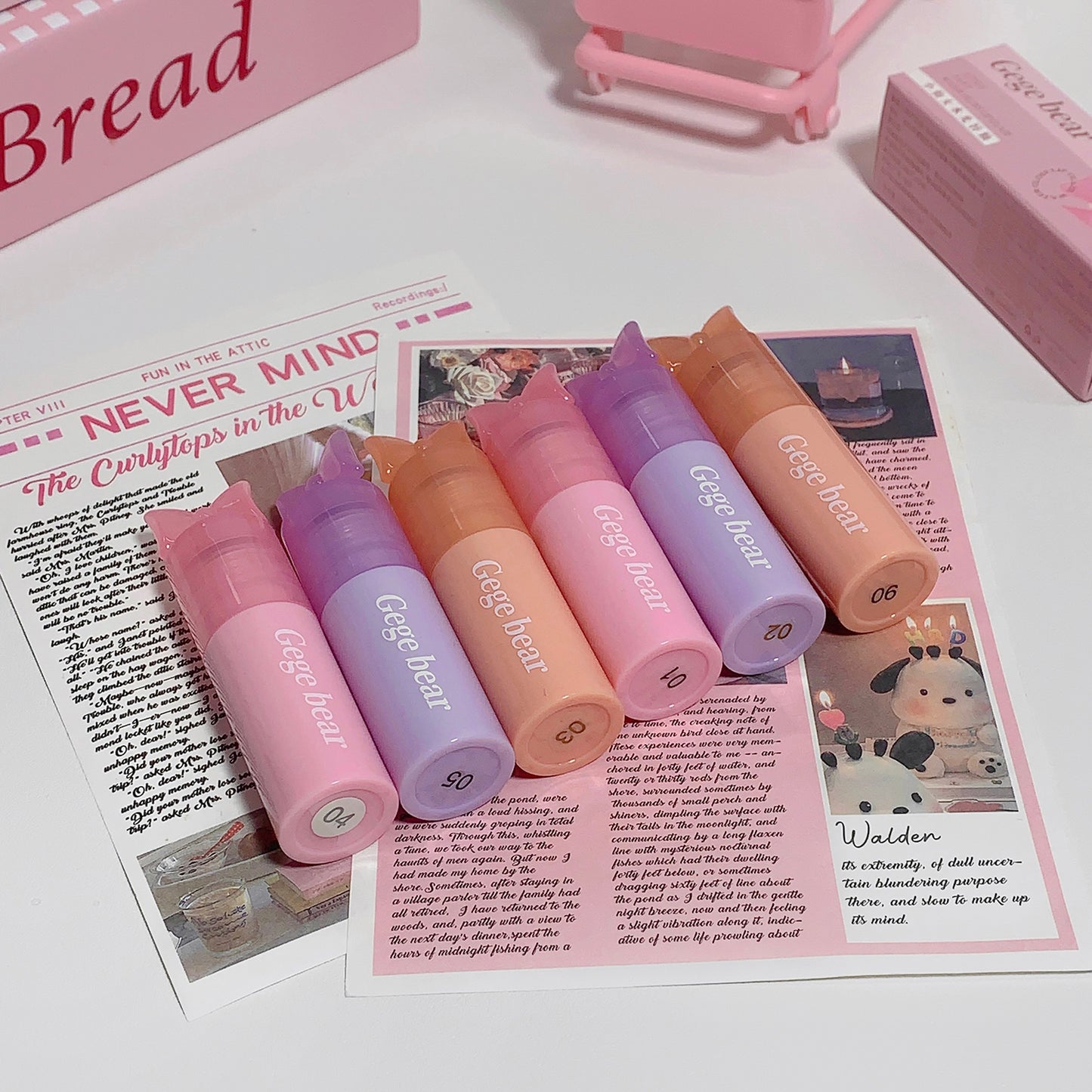Gege Bear Little Fairy Water Gloss Lip Glaze