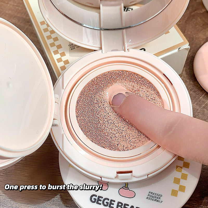 Gege Bear Natural Concealer Air Cushion & Pressed Powder Set