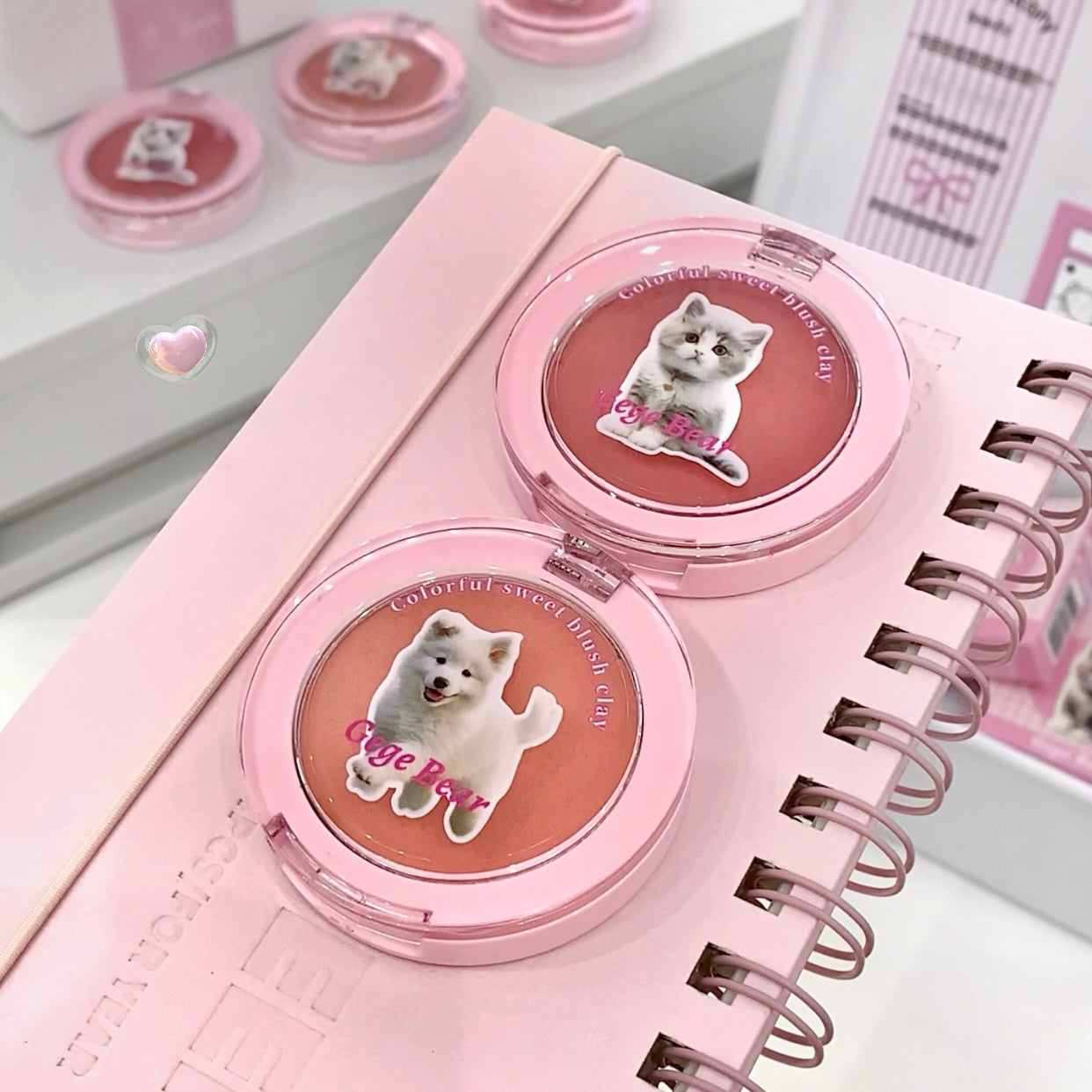 Gege Bear Colorful Sweet Blush Clay