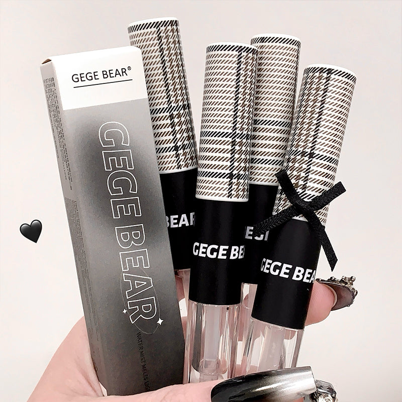 GEGE BEAR hair styling tools including a box and multiple hair rollers on a light gray background.