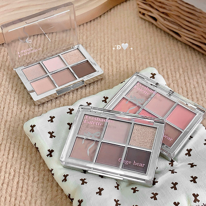 Gege Bear 6-Shade Eyeshadow Palette — Pink Cherry Illusion – GEGE BEAR