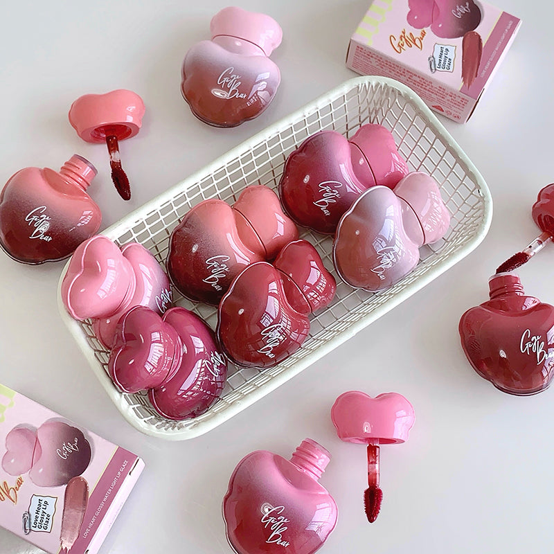 Gege Bear Love Heart Glossy Lip Glaze