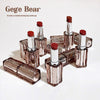 Set of Gege Bear lipsticks on a white background