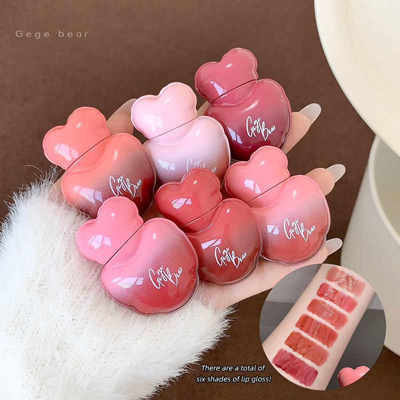 Gege Bear Love Heart Glossy Lip Glaze