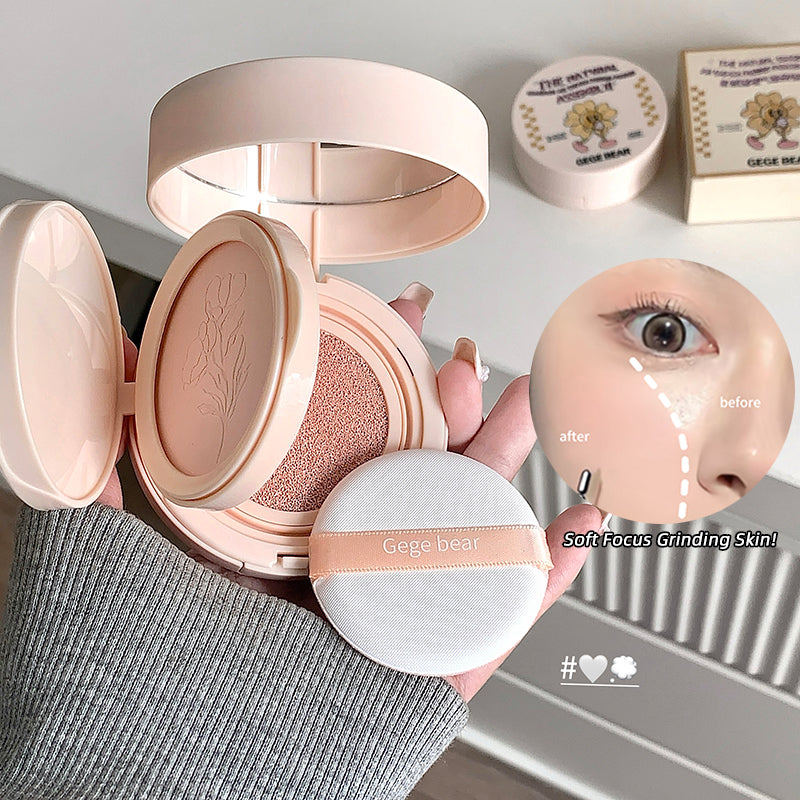 Gege Bear Natural Concealer Air Cushion & Pressed Powder Set