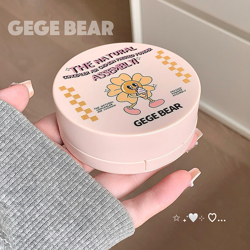 Gege Bear Natural Concealer Air Cushion & Pressed Powder Set