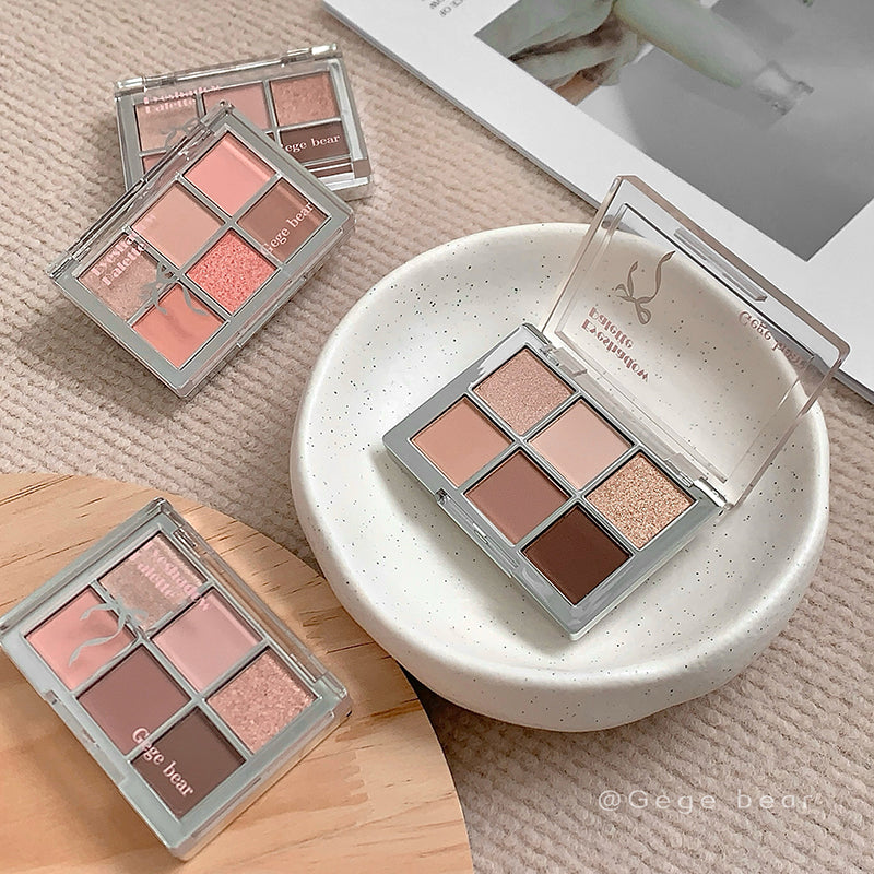 Gege Bear 6-Shade Eyeshadow Palette — Pink Cherry Illusion – GEGE BEAR