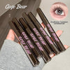 Set of Gege Bear eyelash products held by a hand with an inset of an eye.