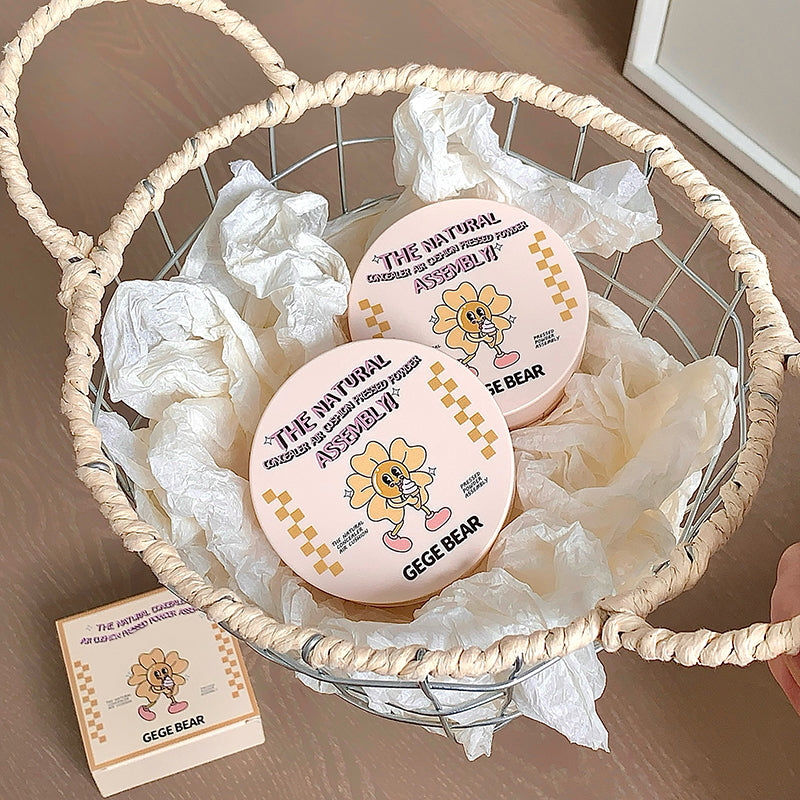 Gege Bear Natural Concealer Air Cushion & Pressed Powder Set