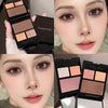 Makeup product with 'Gege bear' branding and close-up of a person wearing makeup.