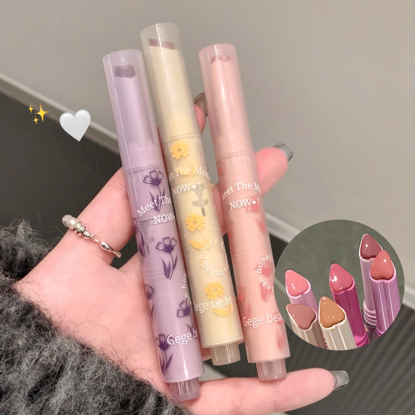 Gege Bear Flower Honey Lipstick