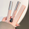 Two makeup products with 'GEGE BEAUTY' branding held by a hand against a neutral background.