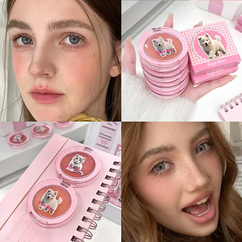 Gege Bear Colorful Sweet Blush Clay