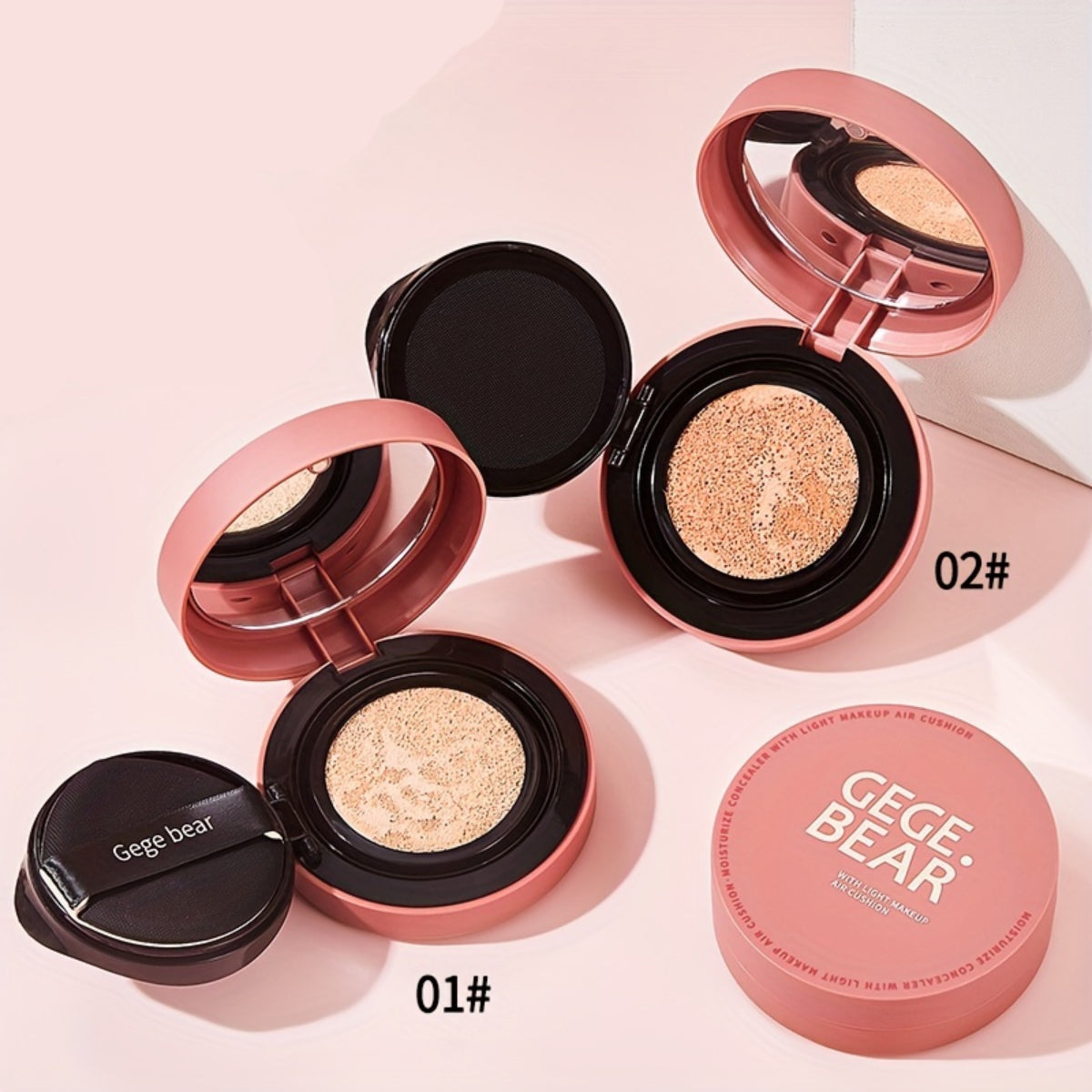 Gege Bear Moisturising Air Cushion Foundation with Refill