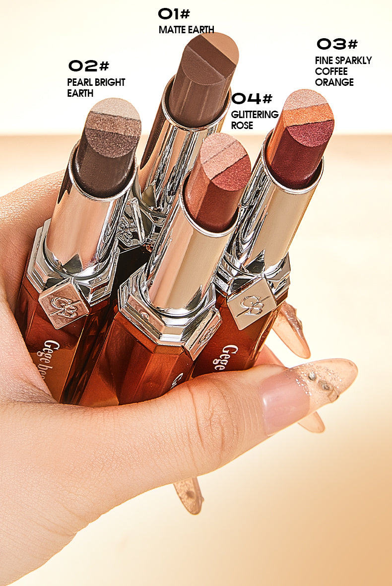Gege Bear Star Diamond Fine Flash Three-Color Eyeshadow Stick