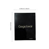 Black rectangular product with 'Gegebear' branding and dimensions on a white background